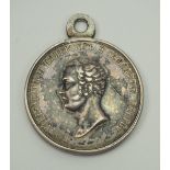 Russland: Medaille für Eifer, Alexander III., in Silber.Feine Prägung, ein Krazer im Feld.Ø 29 mm,