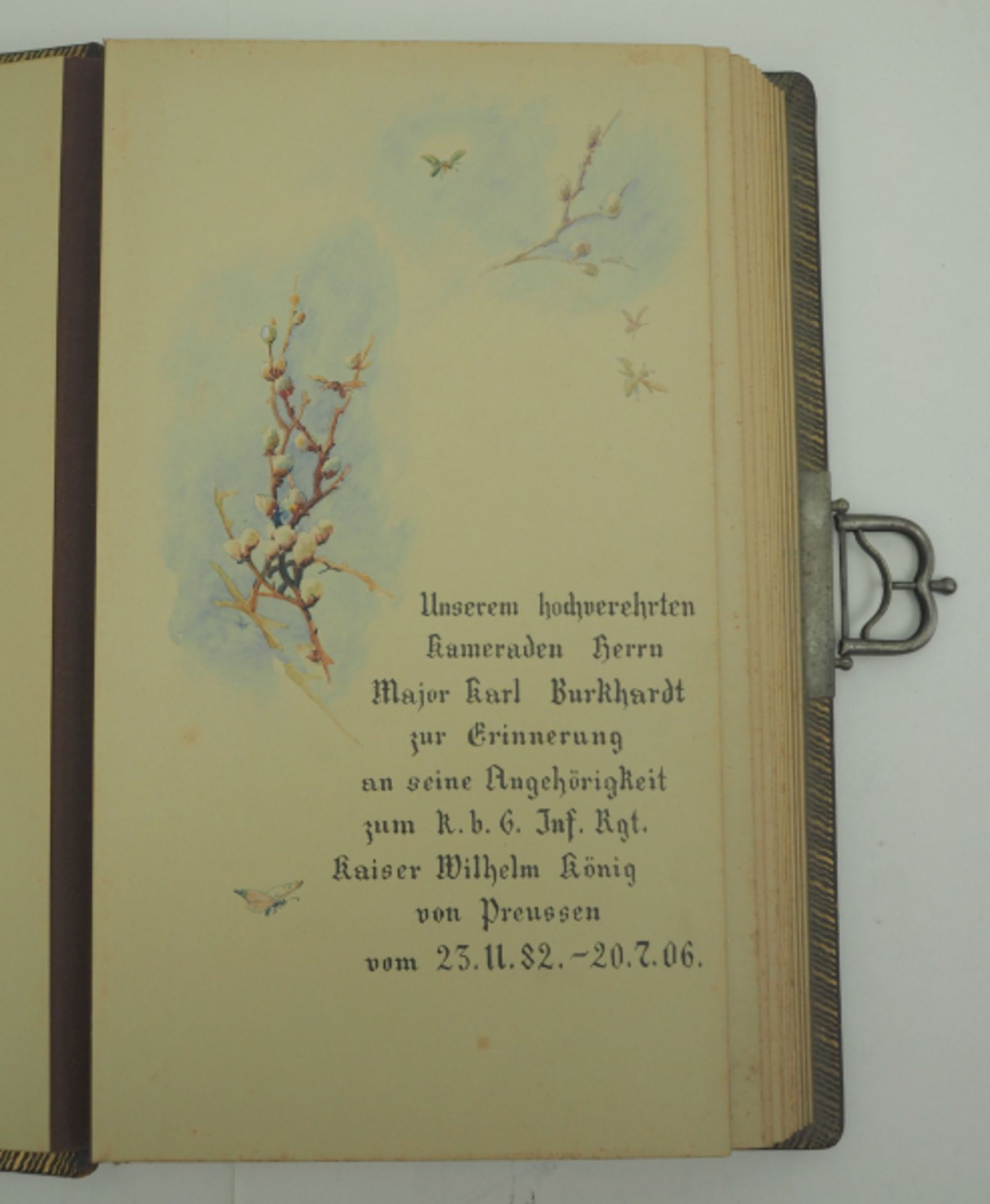 Bayern: Fotoalbum des Königlich Bayerischen 6. Infanterie-Regiment „Kaiser Wilhelm, König von - Image 2 of 2