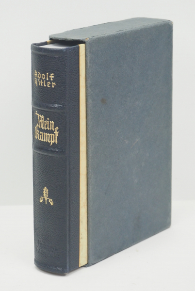 Hitler, Adolf: Mein Kampf - Hochzeitsausgabe der Gemeinde Hemsbach.Zentralverlag der NSDAP, 1942,