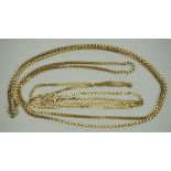 Halskette - Gold.Gold, 750 gepunzt, u.a., 25,06 g.Zustand: I-II