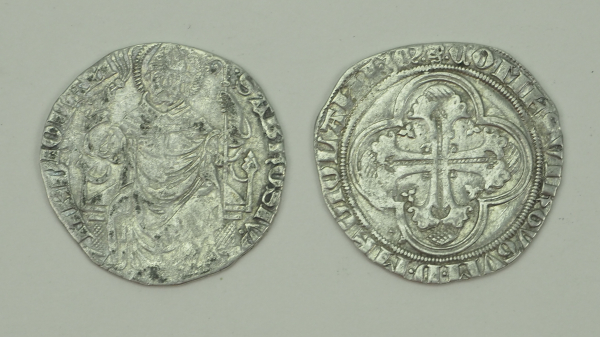 Italien - Mailand: Gian Galeazzo Visconti (1395-1402), Grosso o Pegione - 2 Exemplare.Silber,