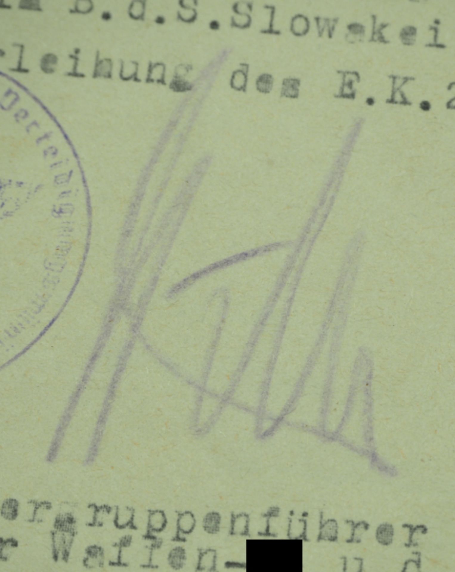 Dr. Witiska, Joseph / Höfle, Hermann.- Dr. Witiska (1894-1946). SS-Standartenführer, Führer des - Bild 4 aus 4