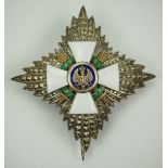 Italien: Orden vom Römischen Adler, 1. Modell (1942-1943), Komturkreuz Stern, mit Schwertern.Die