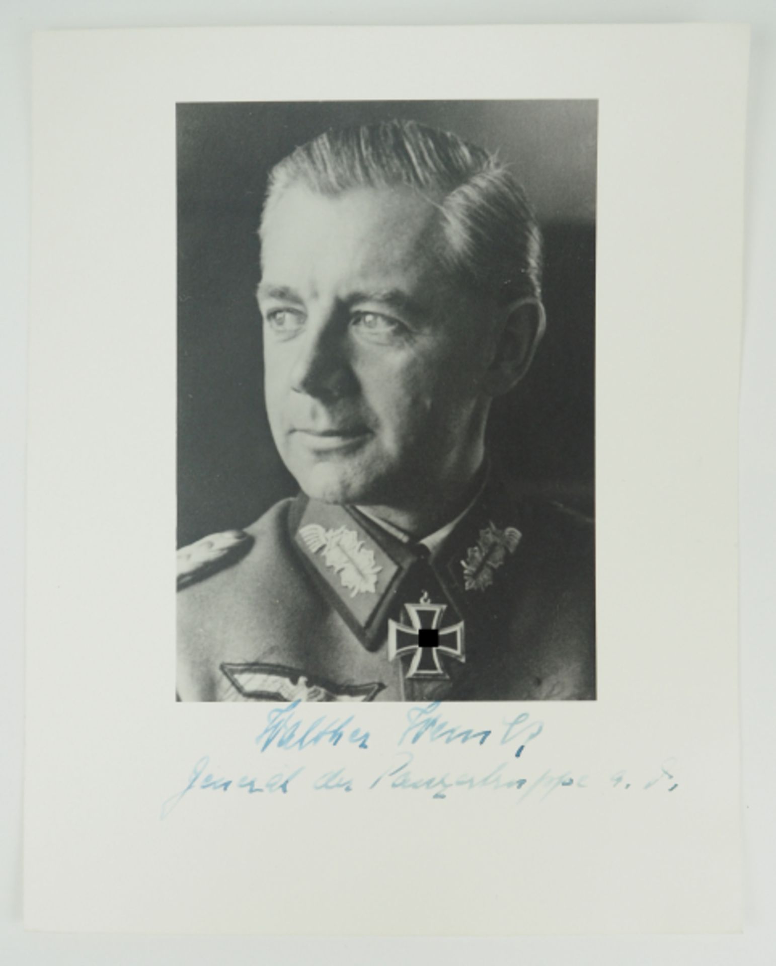 Wenck, Walther.(1900-1982). General der Panzertruppe, Träger des Ritterkreuzes des Eisernen Kreuzes,