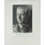 Wenck, Walther.(1900-1982). General der Panzertruppe, Träger des Ritterkreuzes des Eisernen Kreuzes,