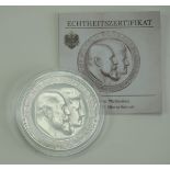 Württemberg: Wilhelm II., 3 Mark 1911.Silber, in Kapsel.Zustand: II