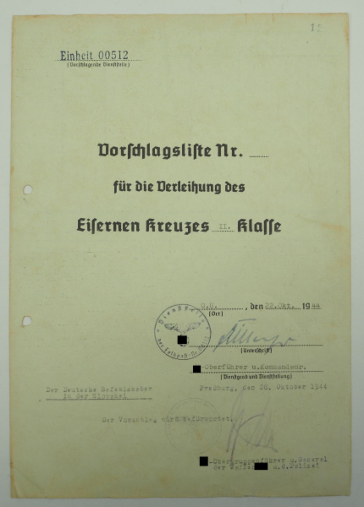 Dirlewanger, Oskar / Höfle, Hermann.- Dirlewanger (1895-1945). Oberst der Waffen-SS, Träger des