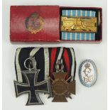 Bayern: Nachlass eines Veteranen des Infanterie-Regiment "König Ludwig III. v. Bayern".Ordenschnalle