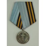 Russland: Medaille auf den Russisch-Japanischen Krieg.Versilbert, an Pentagonalspange.Zustand: II