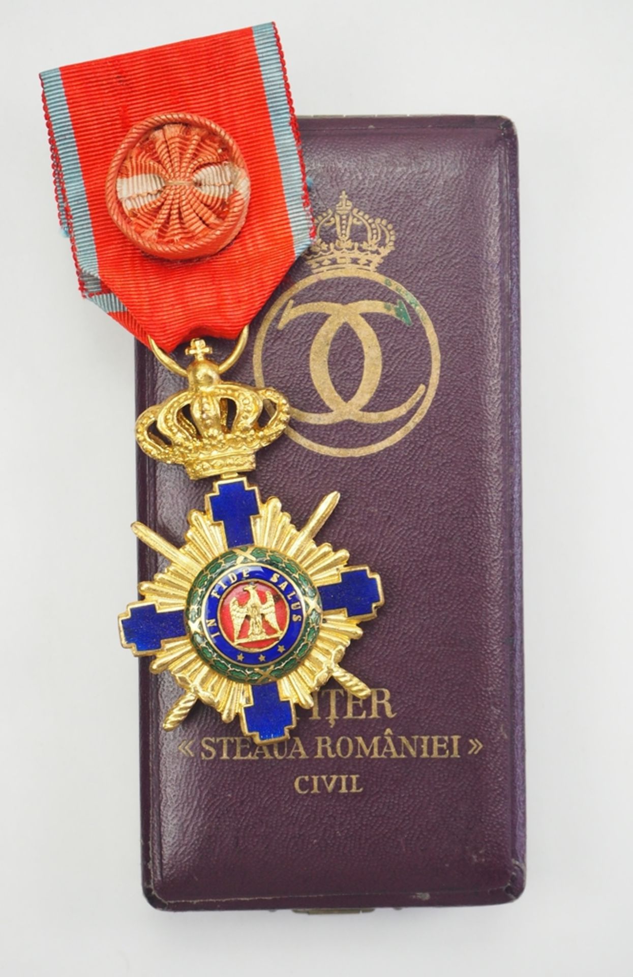 Rumänien: Orden des Sterns von Rumänien, 1. Modell (1864-1932), Offizierskreuz
