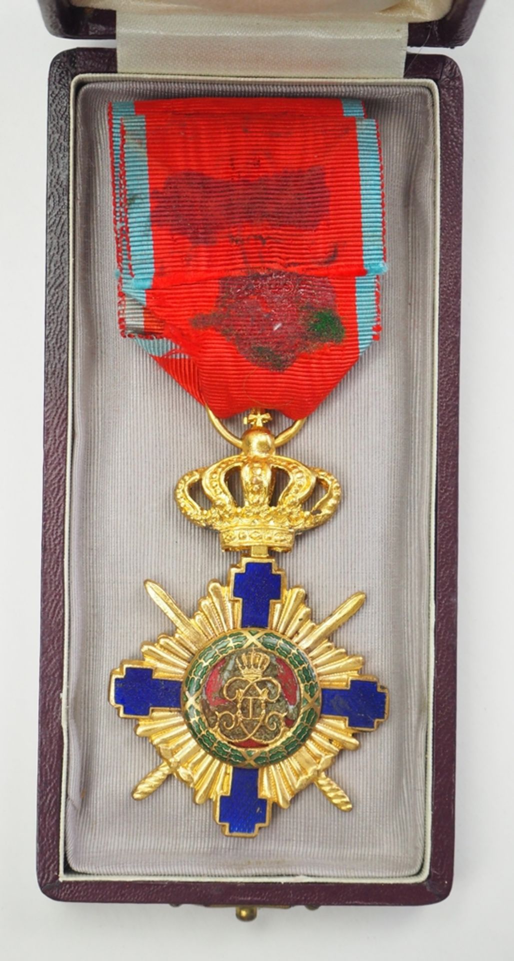 Rumänien: Orden des Sterns von Rumänien, 1. Modell (1864-1932), Offizierskreuz - Bild 4 aus 4