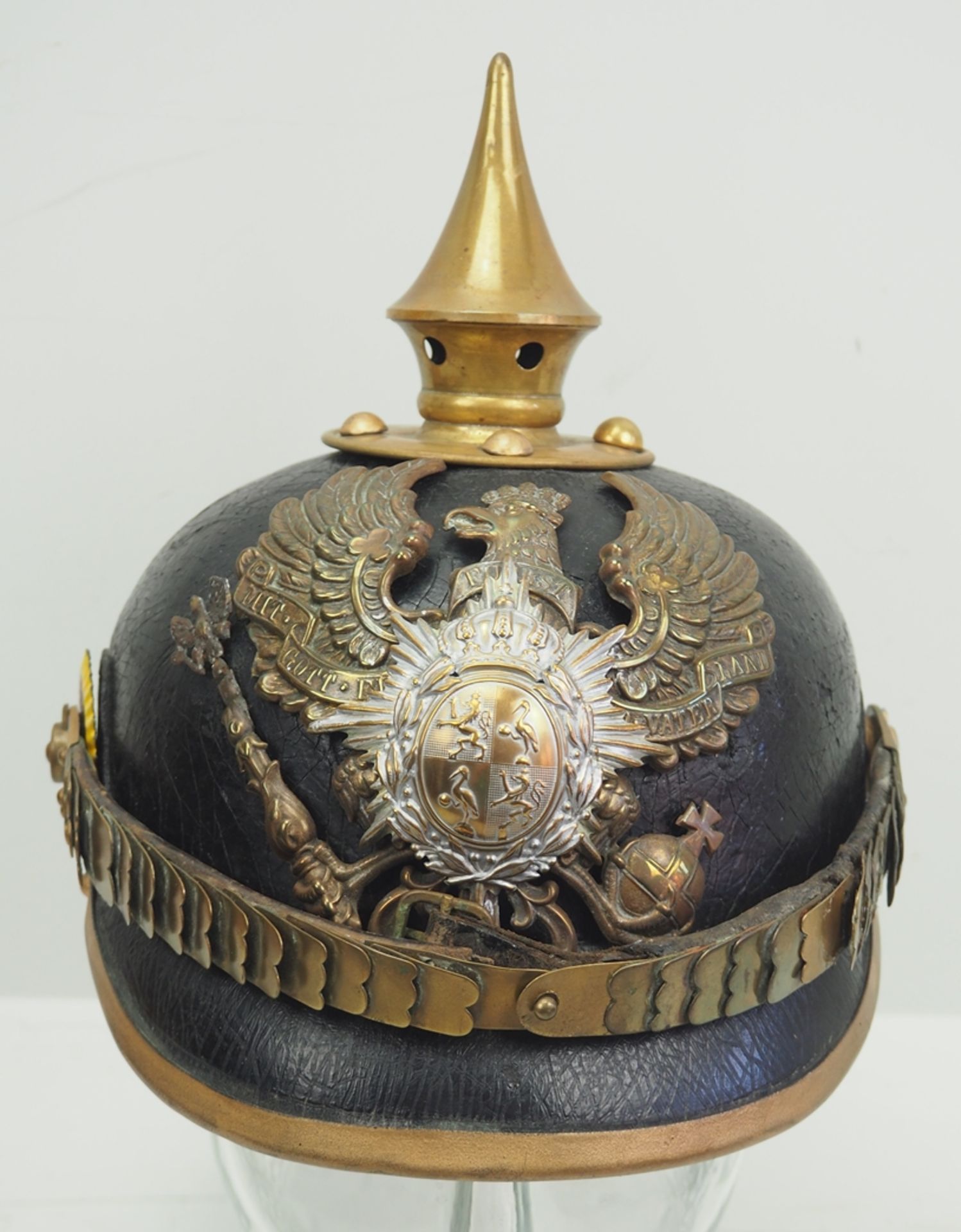 Reuss: 7. Thüringisches Infanterie-Regiment Nr. 96, II. Bataillon, Helm für Man - Image 2 of 5