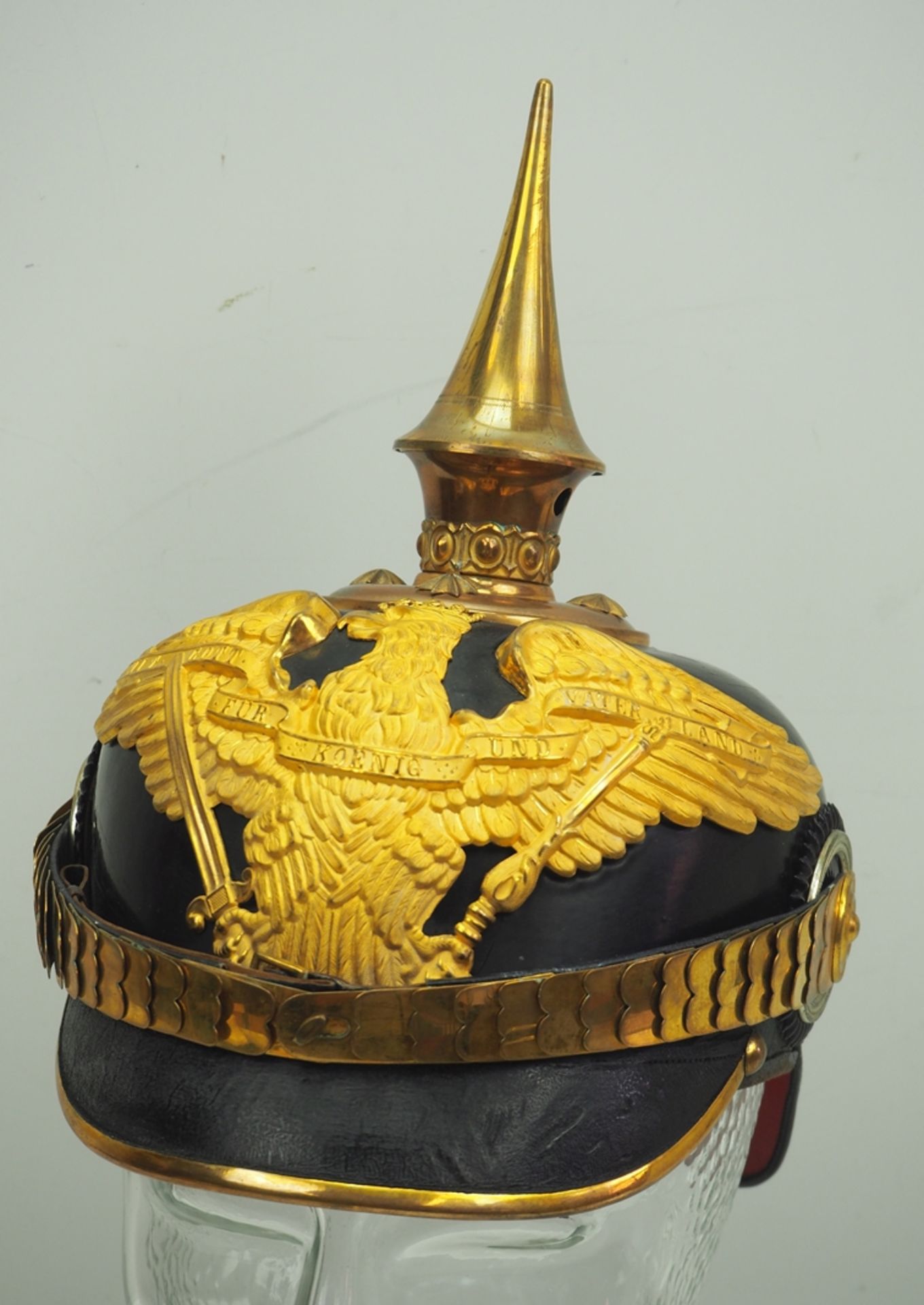 Preussen: Helm für Offiziere der Grenadiere-Regimenter Nr. 2, 3, 8-12, in Diens