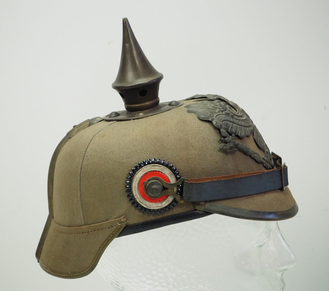 Preussen: Helm für Mannschaften der Infanterie-Regimenter - Ersatzmaterial. - Image 3 of 6