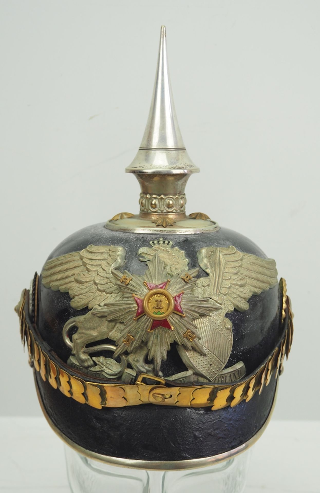 Baden: 1. Badisches Leib-Grenadier-Regiment Nr. 109, Helm für Offiziere. - Bild 2 aus 5