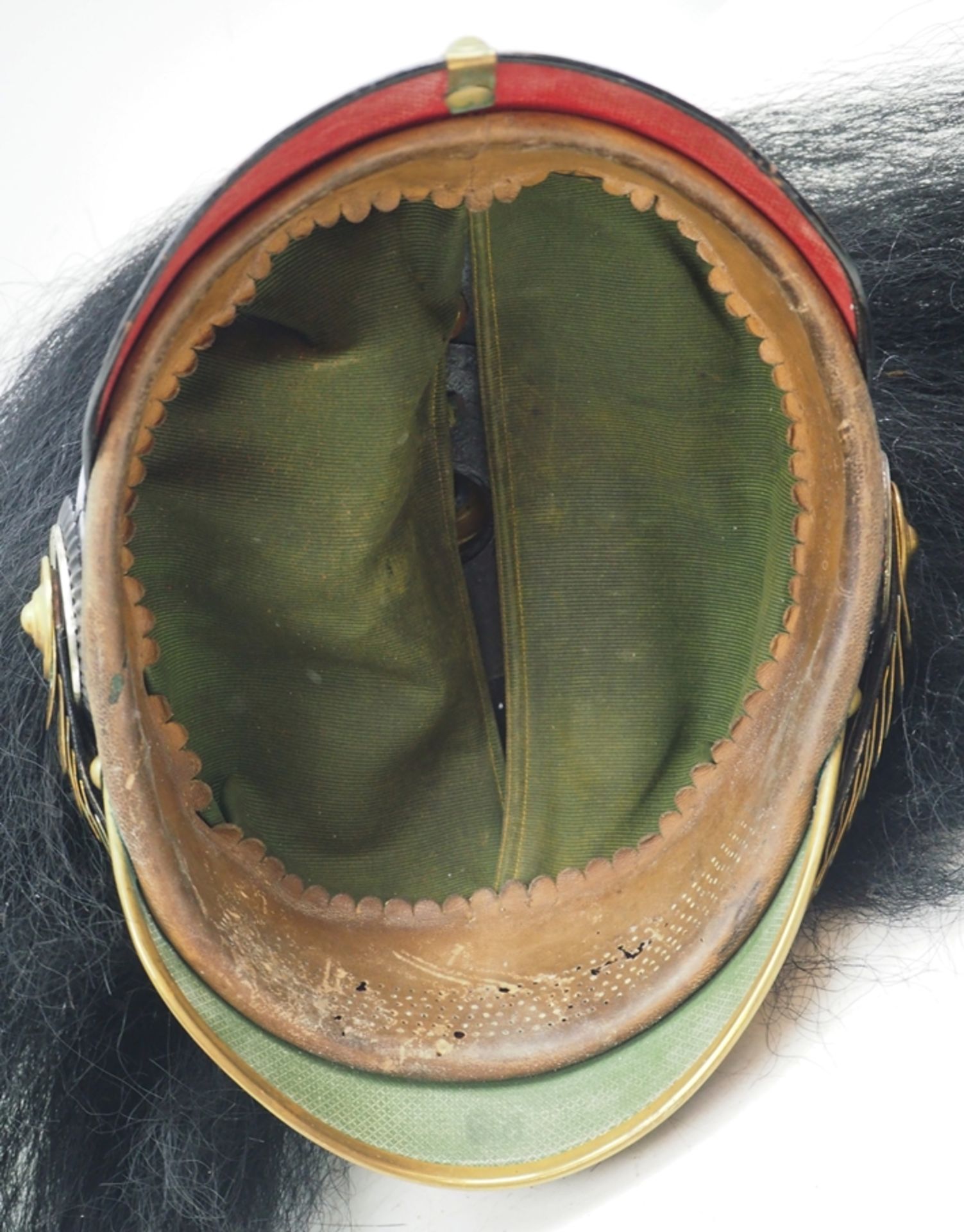 Preussen: Helm für Offiziere der Garde-Grenadier-Regimenter mit Paradebusch. - Image 5 of 5