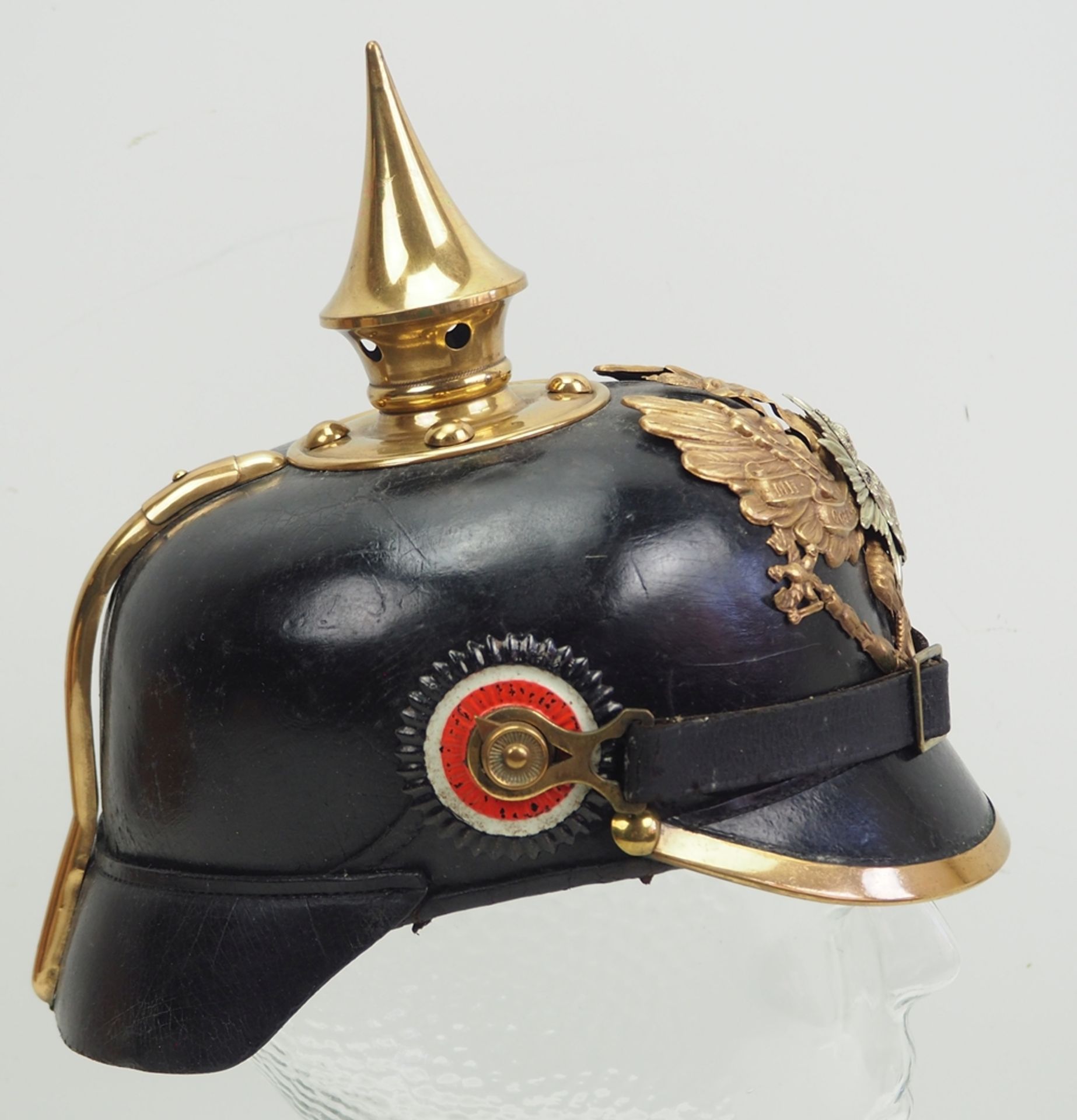 Anhalt: Anhaltisches Infanterie-Regiment Nr. 93, Helm für Mannschaften. - Image 3 of 5