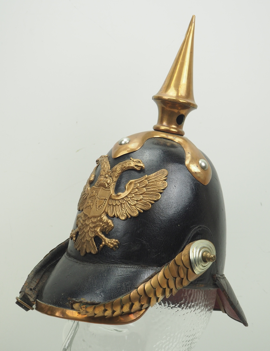 Schleswig-Holstein: Helm für Offizeire des Infanterie Regiment Nr. 10, Modell u