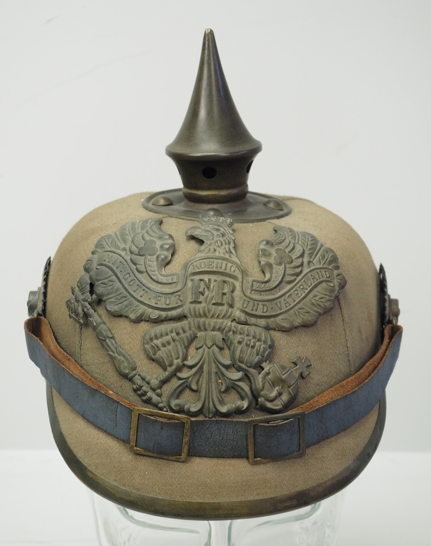 Preussen: Helm für Mannschaften der Infanterie-Regimenter - Ersatzmaterial. - Image 2 of 6