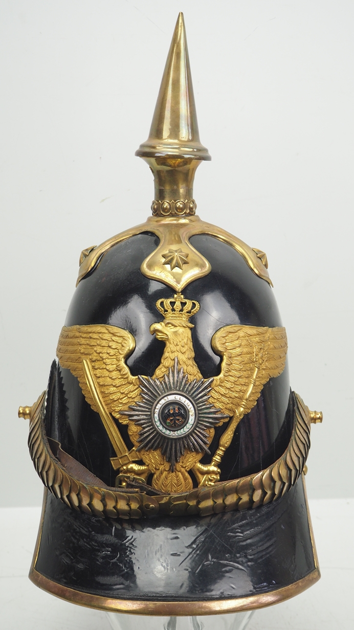 Preussen: Helm für Dragoner-Offiziere Modell 1842.