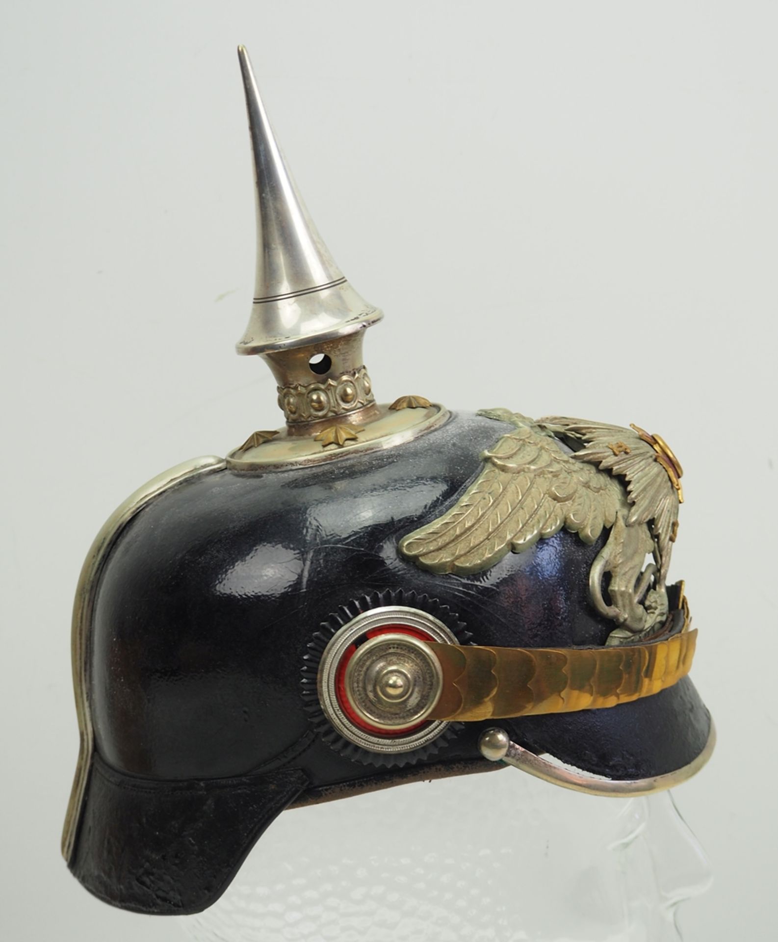 Baden: 1. Badisches Leib-Grenadier-Regiment Nr. 109, Helm für Offiziere. - Bild 3 aus 5