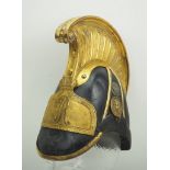 Sachsen: Gardereiter, Helm für Offiziere Modell 1860.