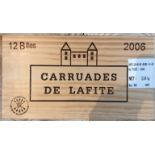 2006 Carruades de Lafite , Lafite Rothschild , 12 bottles of 75cl