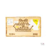 2002 Lafite Rothschild, 12 bottles of 75cl (OWC)