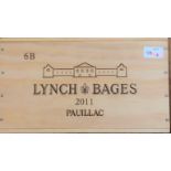 2011 Lynch Bages, 6 bottles of 75cl