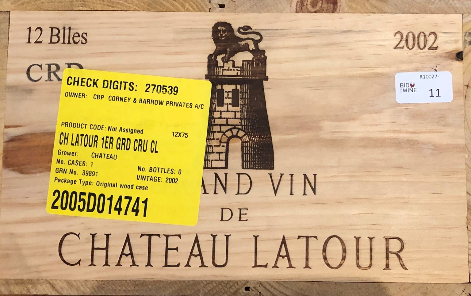 2002 Latour, 12 bottles of 75cl (OWC)