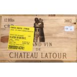 2002 Latour, 12 bottles of 75cl (OWC)