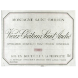 2015 Vieux Château Saint André , 12 bottles of 75cl - IN BOND