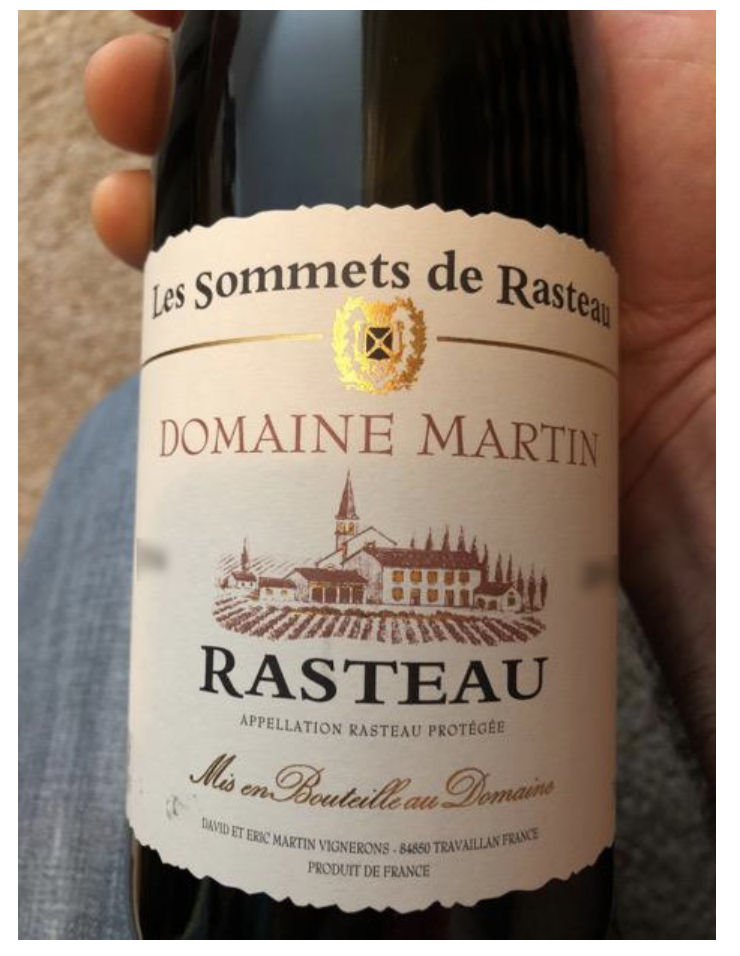 2015 Domaine Martin Rasteau Sommets de Rasteau, Martin Rasteau, 12 bottles of 75cl - IN BOND