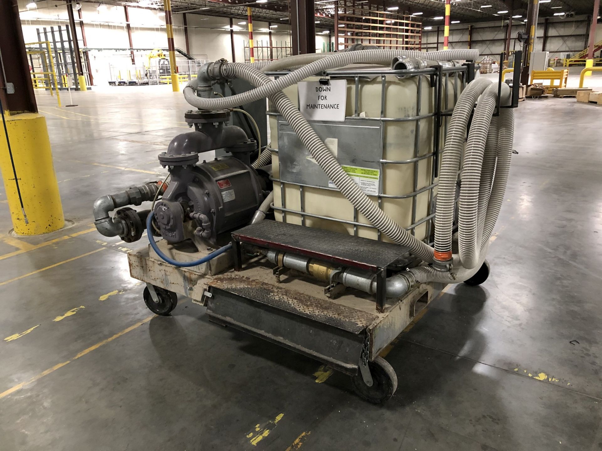 Custom Made Vacuum Flush Cart,, 250 Gallon Tank - Bild 2 aus 10
