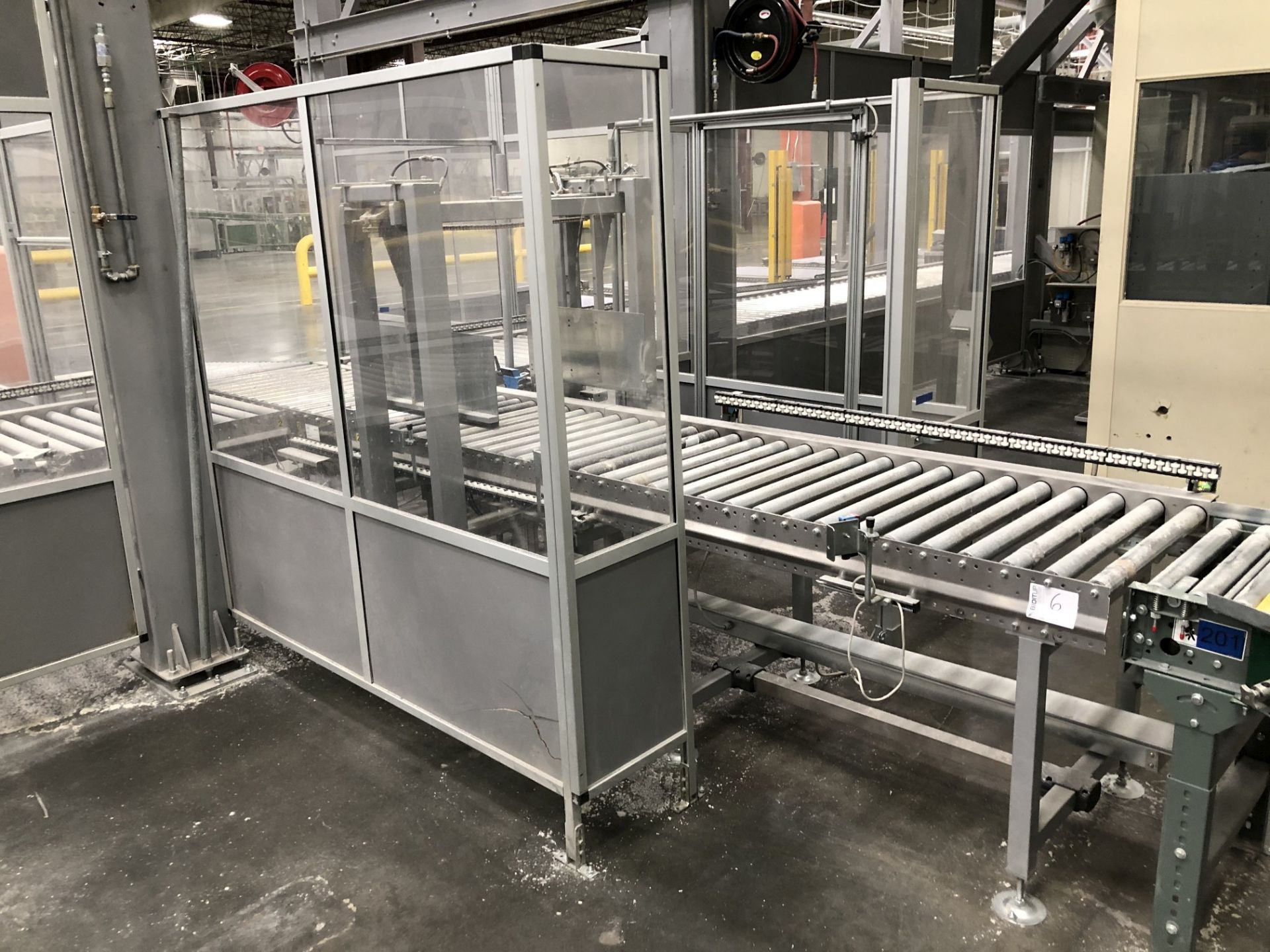 2003 SIG Elettric80 Gantry Robot Palletizing Cell, Allen-Bradley 1500P Control, (4) 4' Wide - Image 9 of 12