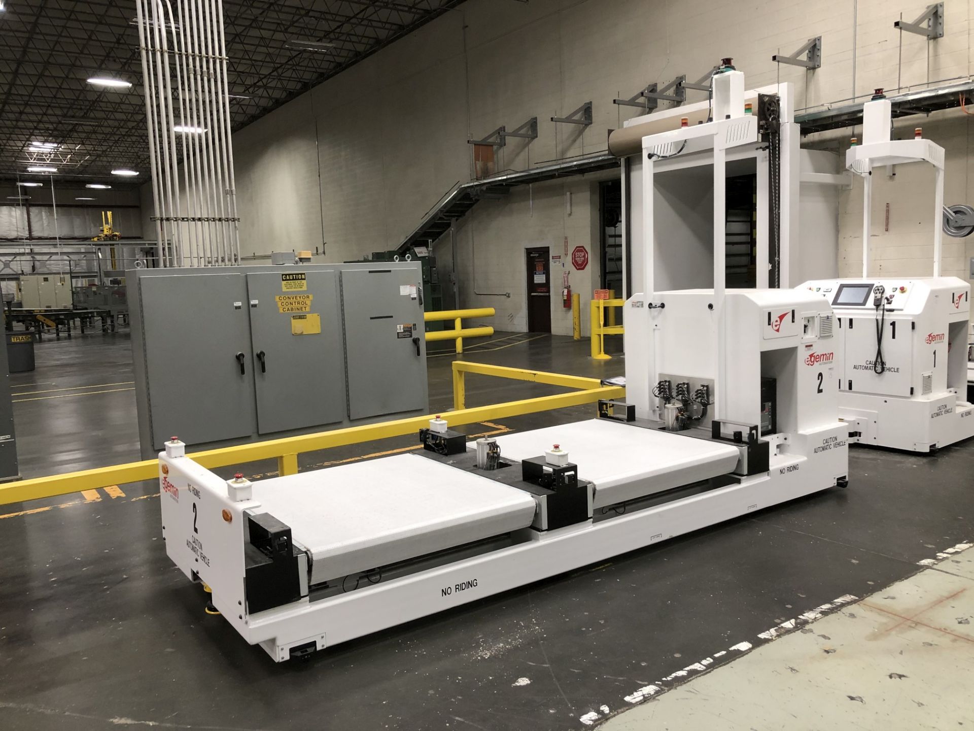 2017 Egemin Automation Unit Load Deck Automated Guided Vehicle (AGV), Model LTV 0515 L, 300 FPM - Image 2 of 11