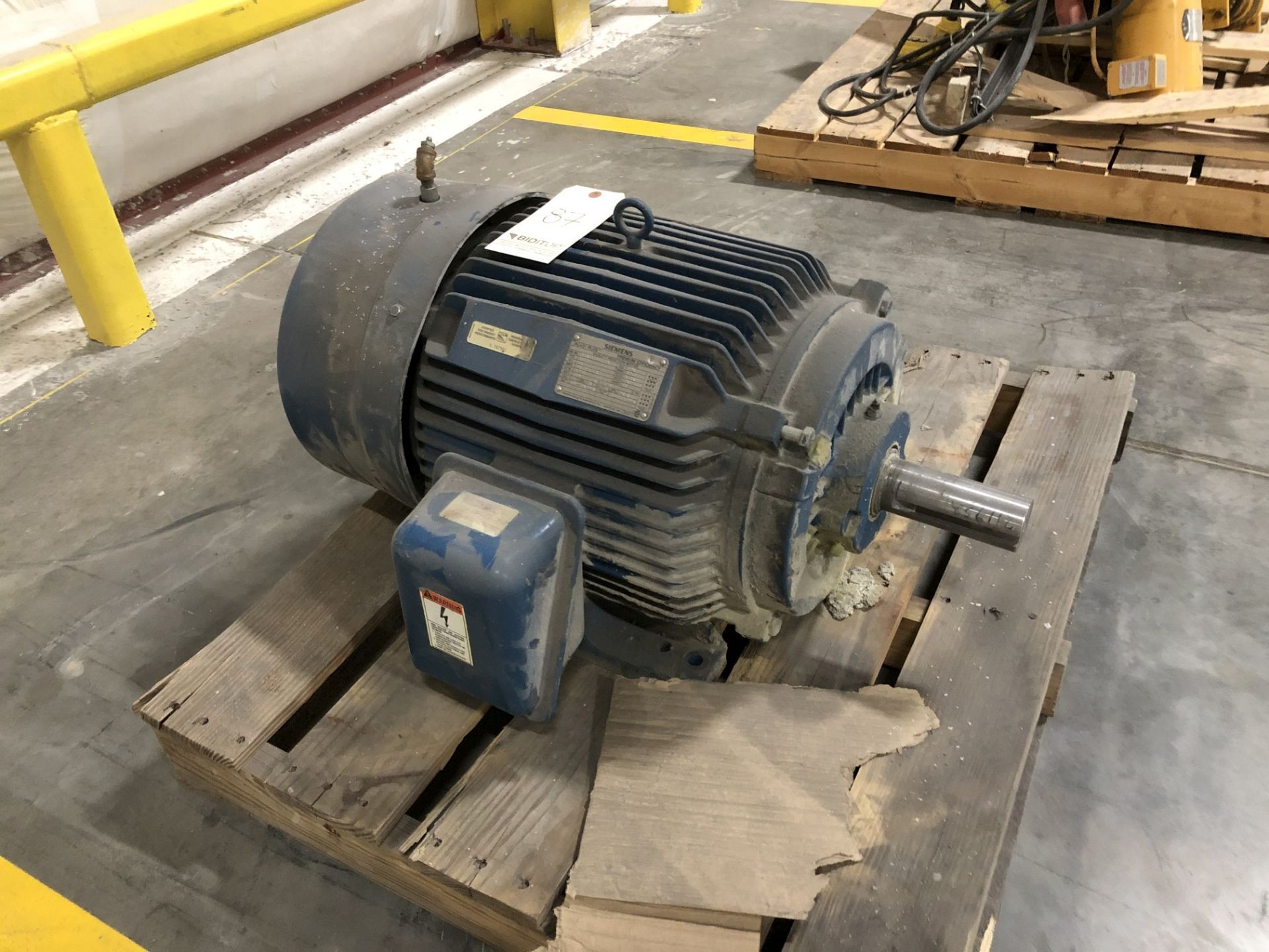 Siemens 40 HP Quality Induction Motor, Ord. No. 1LA03244FE21, Type RGZE