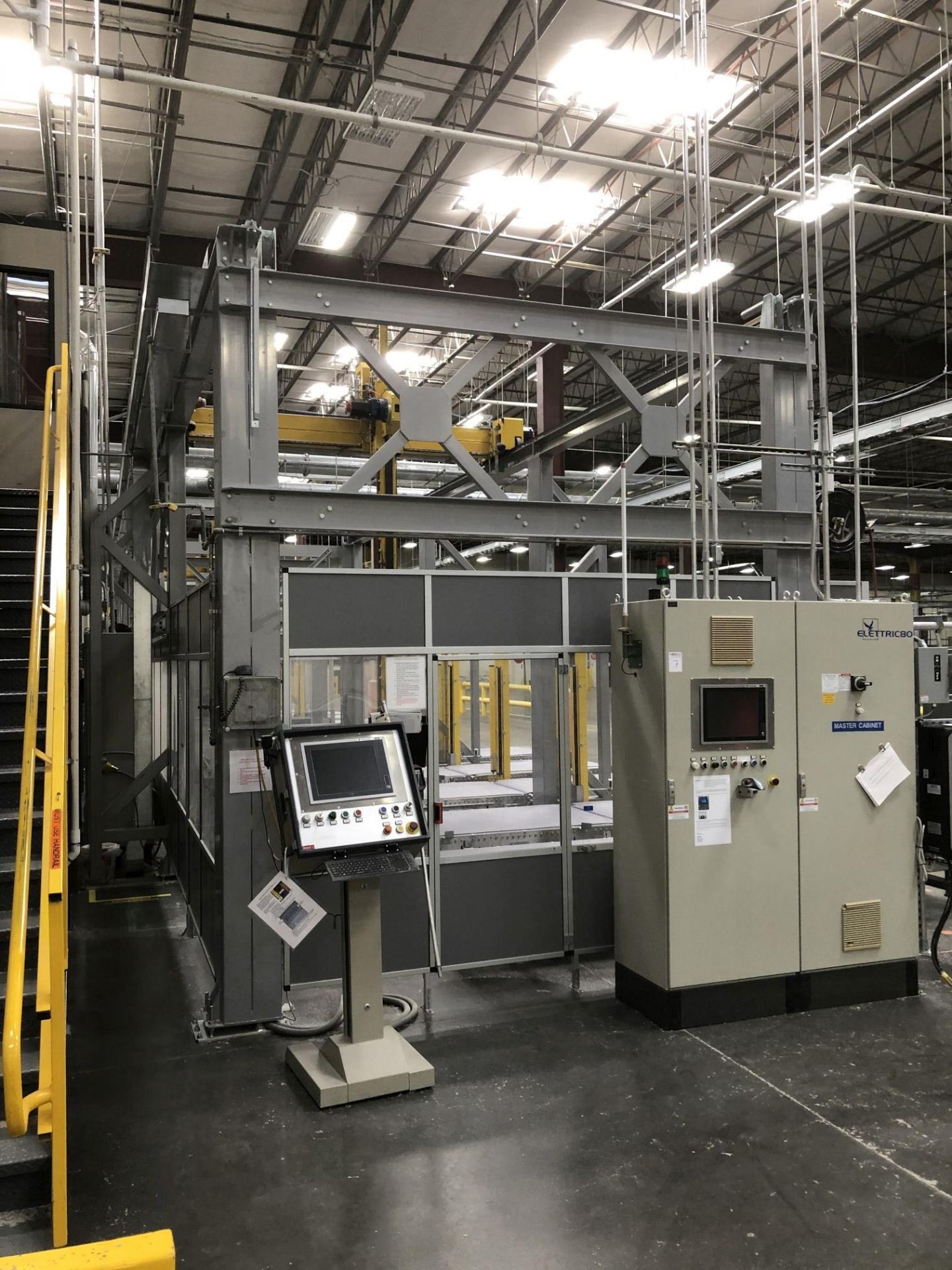 2003 SIG Elettric80 Gantry Robot Palletizing Cell, Allen-Bradley 1500P Control, (5) 4' Wide - Image 12 of 15