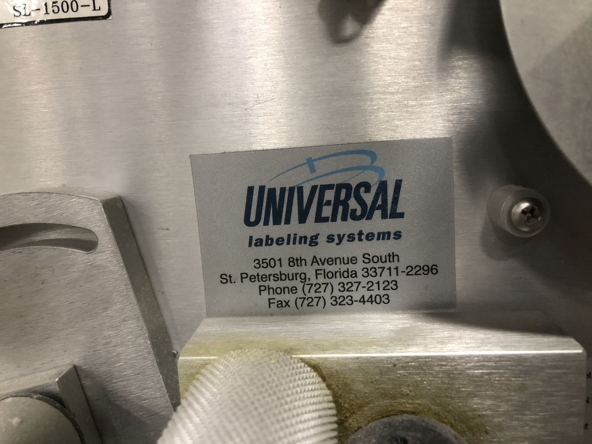 Universal Label Applicator, Model SL1500 Left Hand, S/N SL15-1501L-06-3009 - Image 7 of 8