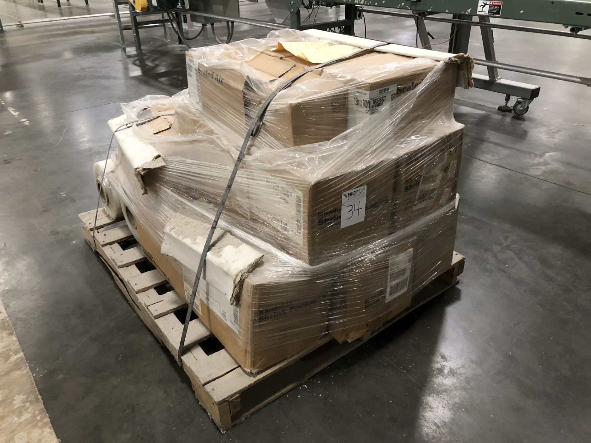 Pallet of Sealed Air Shrink Packaging