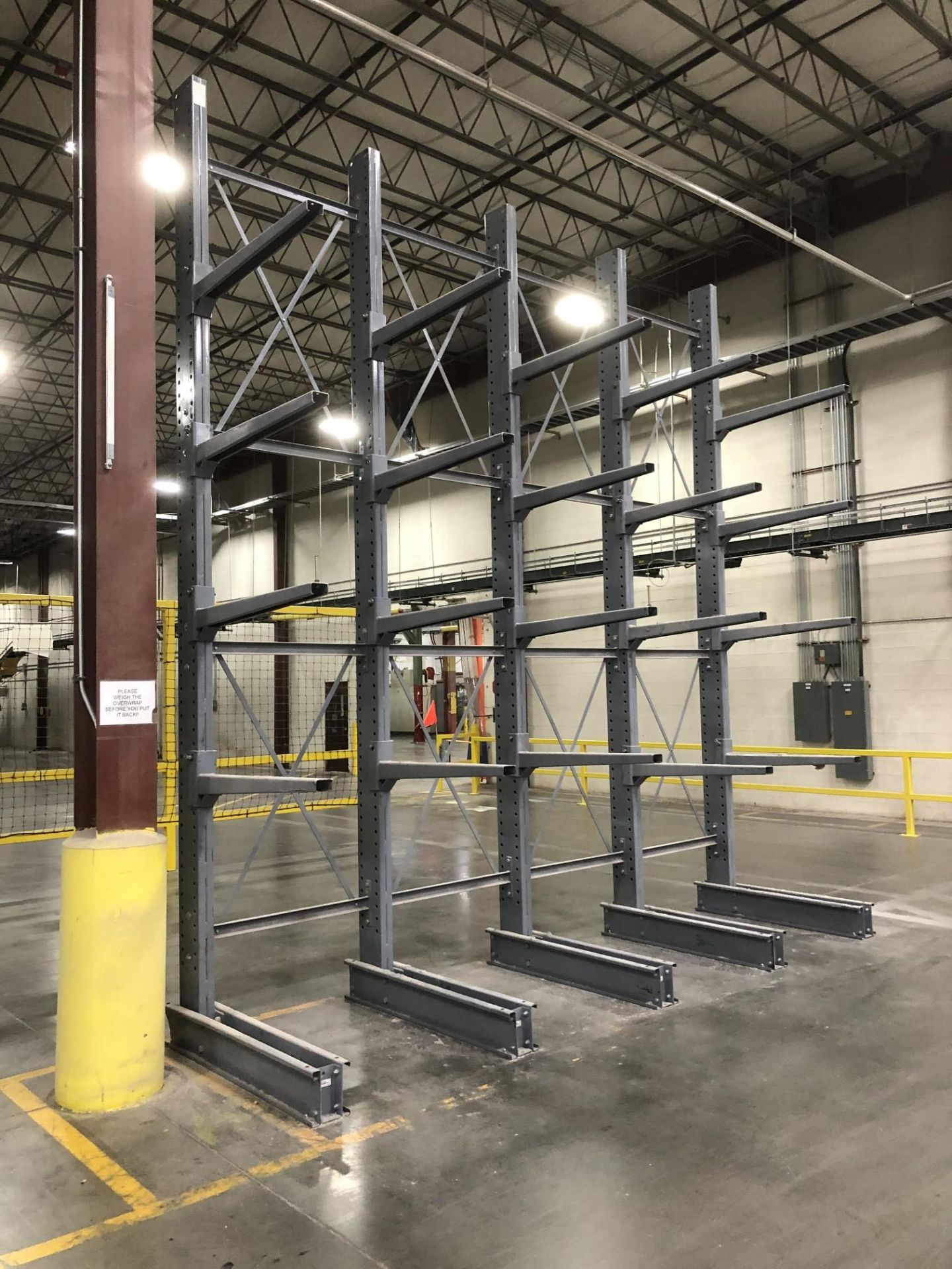 Meco Cantilever Rack (18' High x Approx. 16' Wide x 4' Arms) - Image 2 of 4