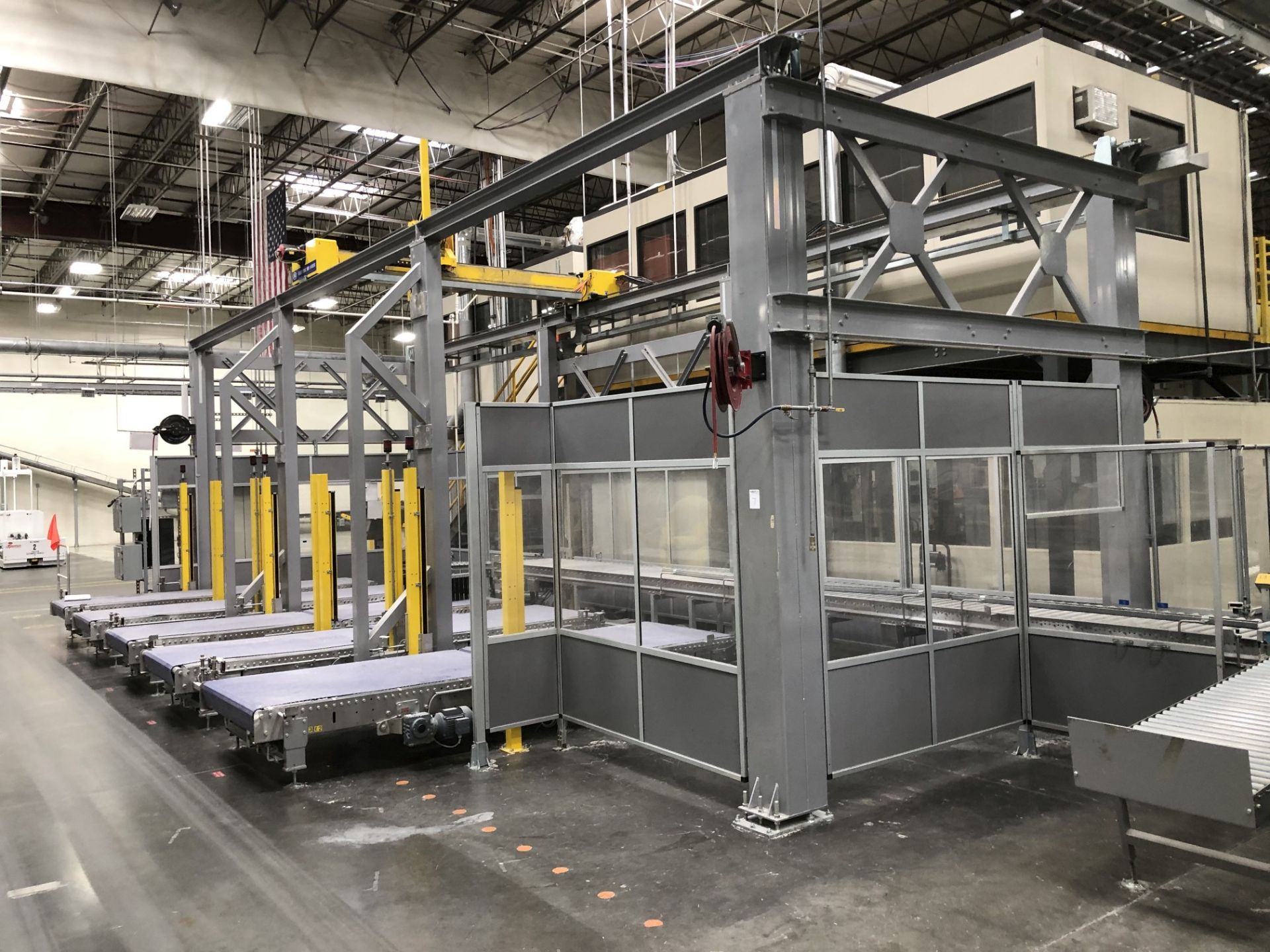 2003 SIG Elettric80 Gantry Robot Palletizing Cell, Allen-Bradley 1500P Control, (5) 4' Wide - Image 7 of 15