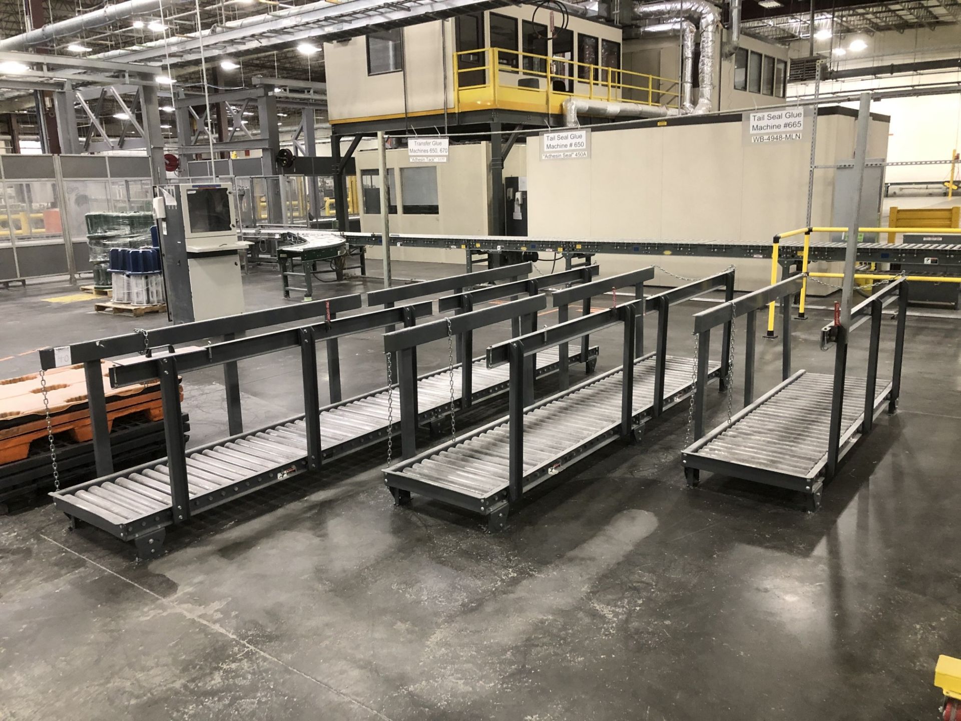 Titan Industries 23" Wide Roller Conveyor Racks