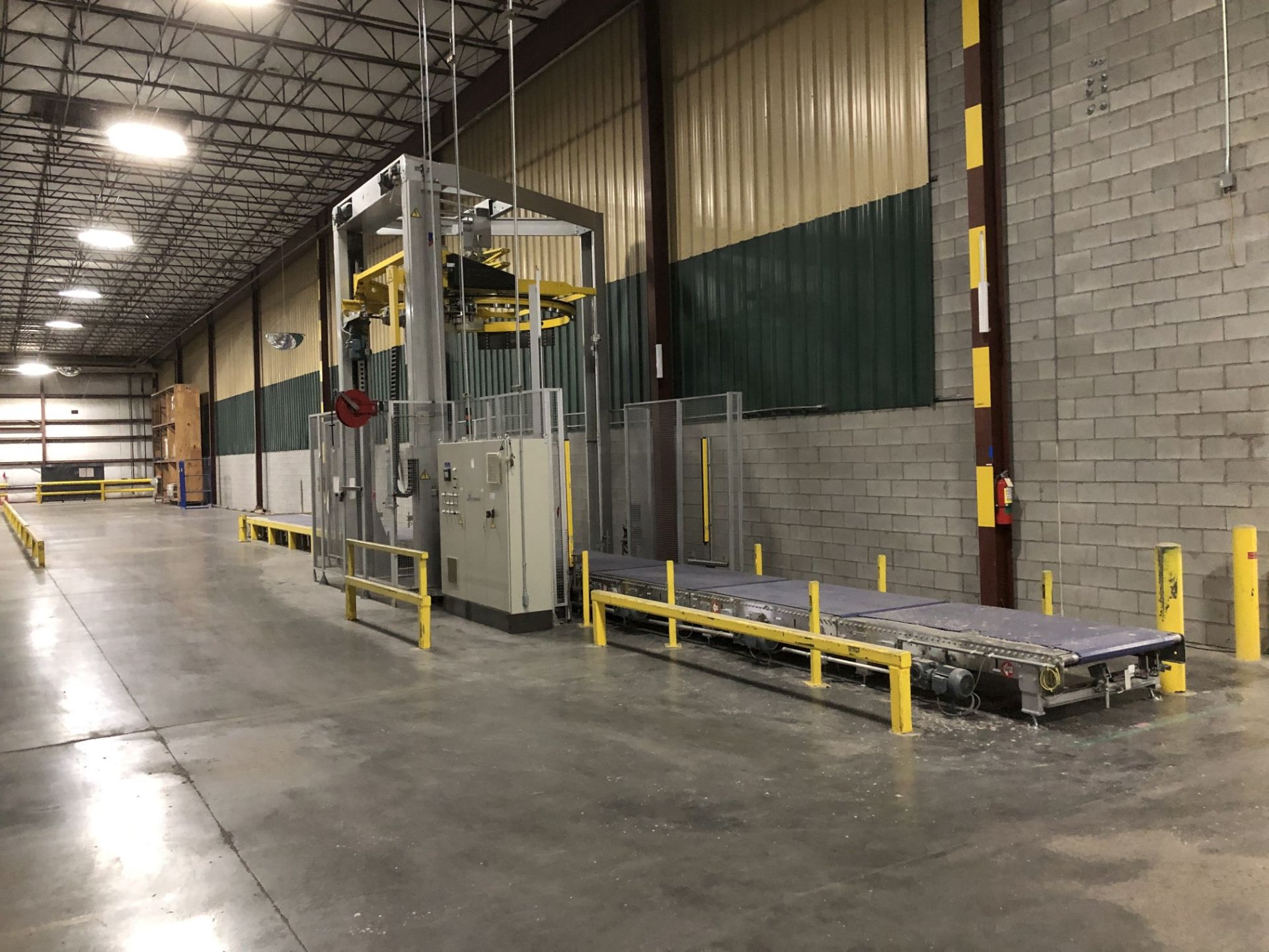 2003 Robopac Genesis Stretch Wrapper, Allen-Bradley PanelView550 Operator Panel, 4' Wide x Approx.