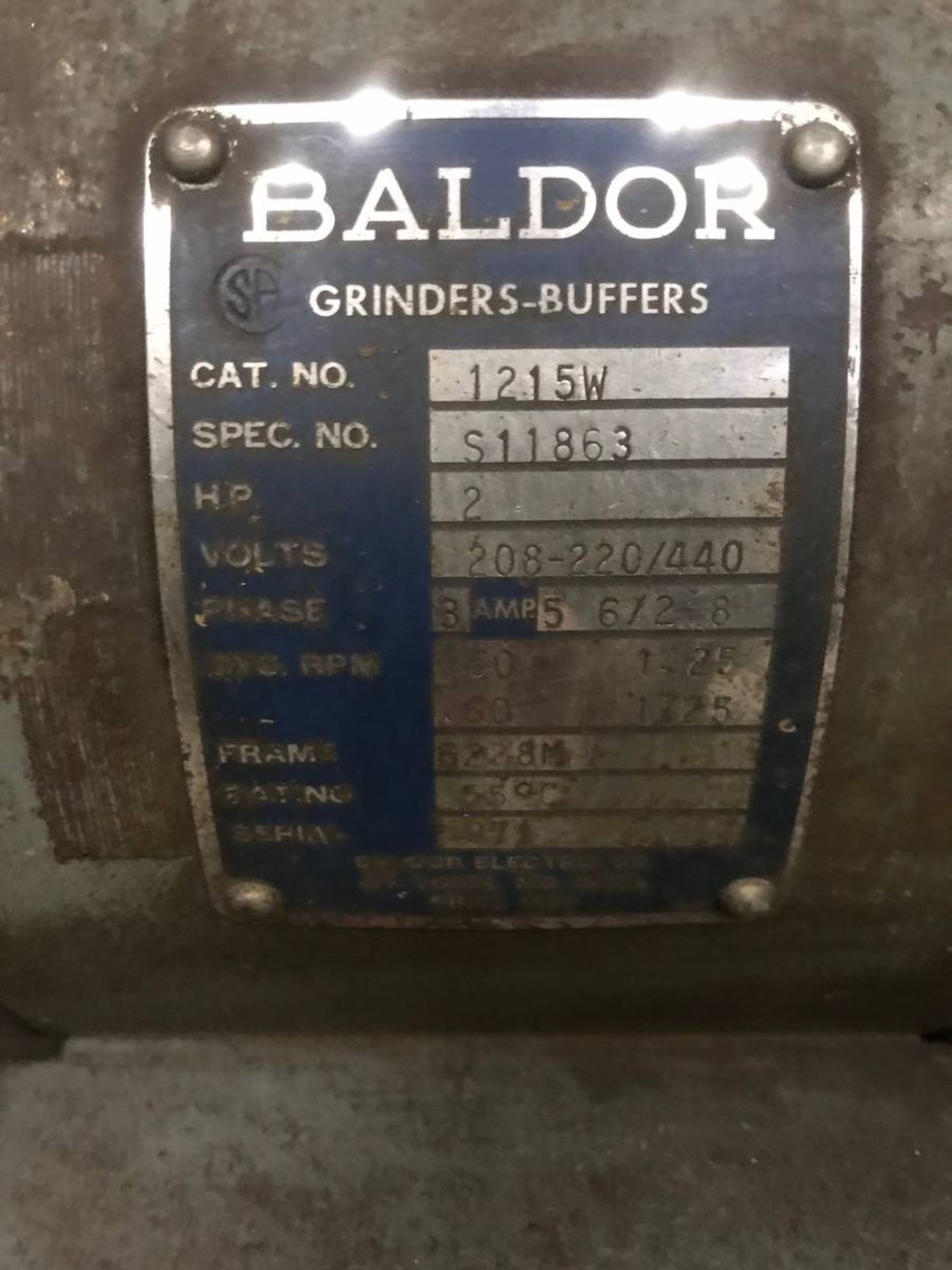 BALDOR 12” Pedestal Grinder - Image 4 of 4