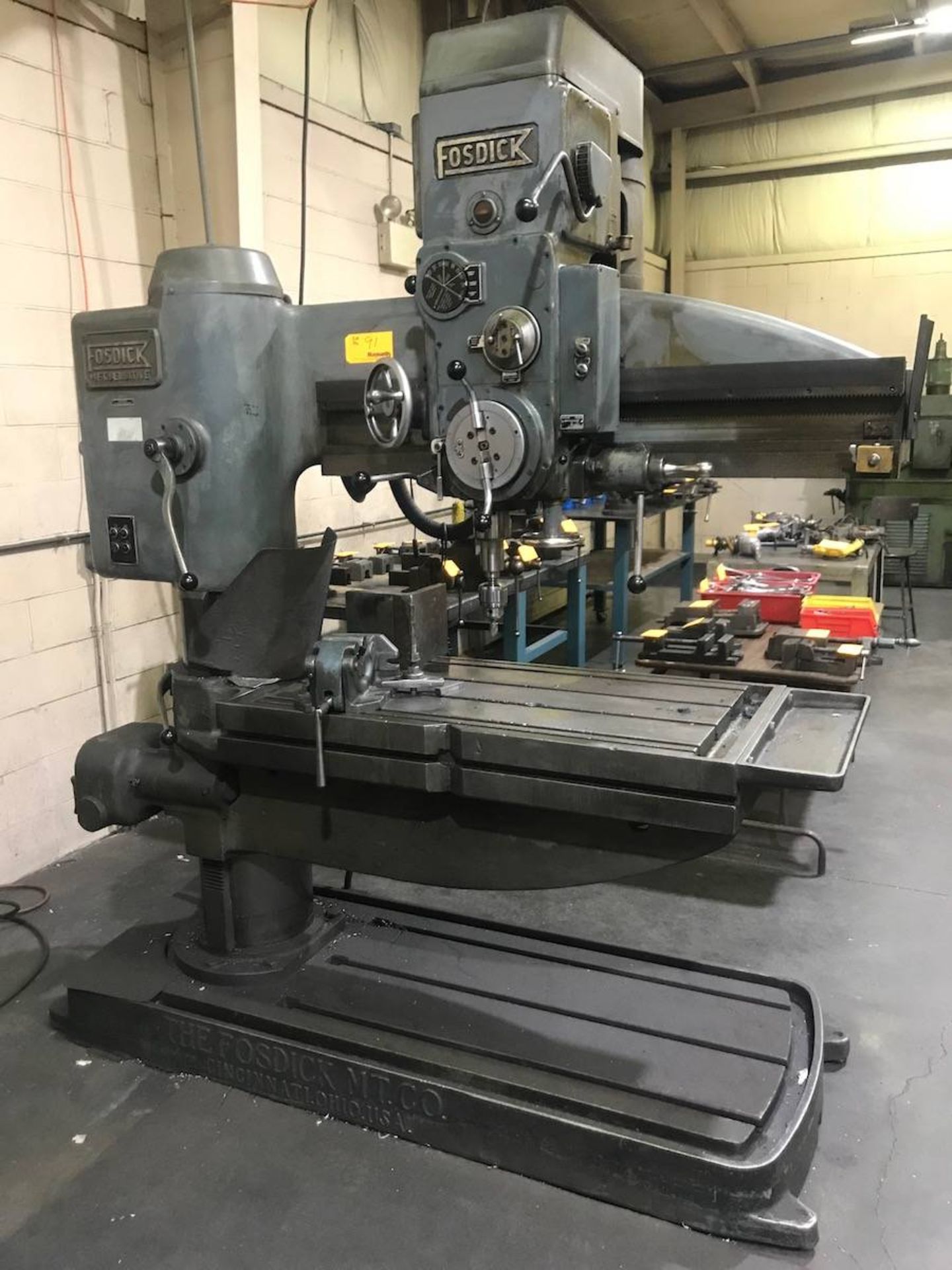 FOSDICK 4ft. Sensitive Radial Arm Drill