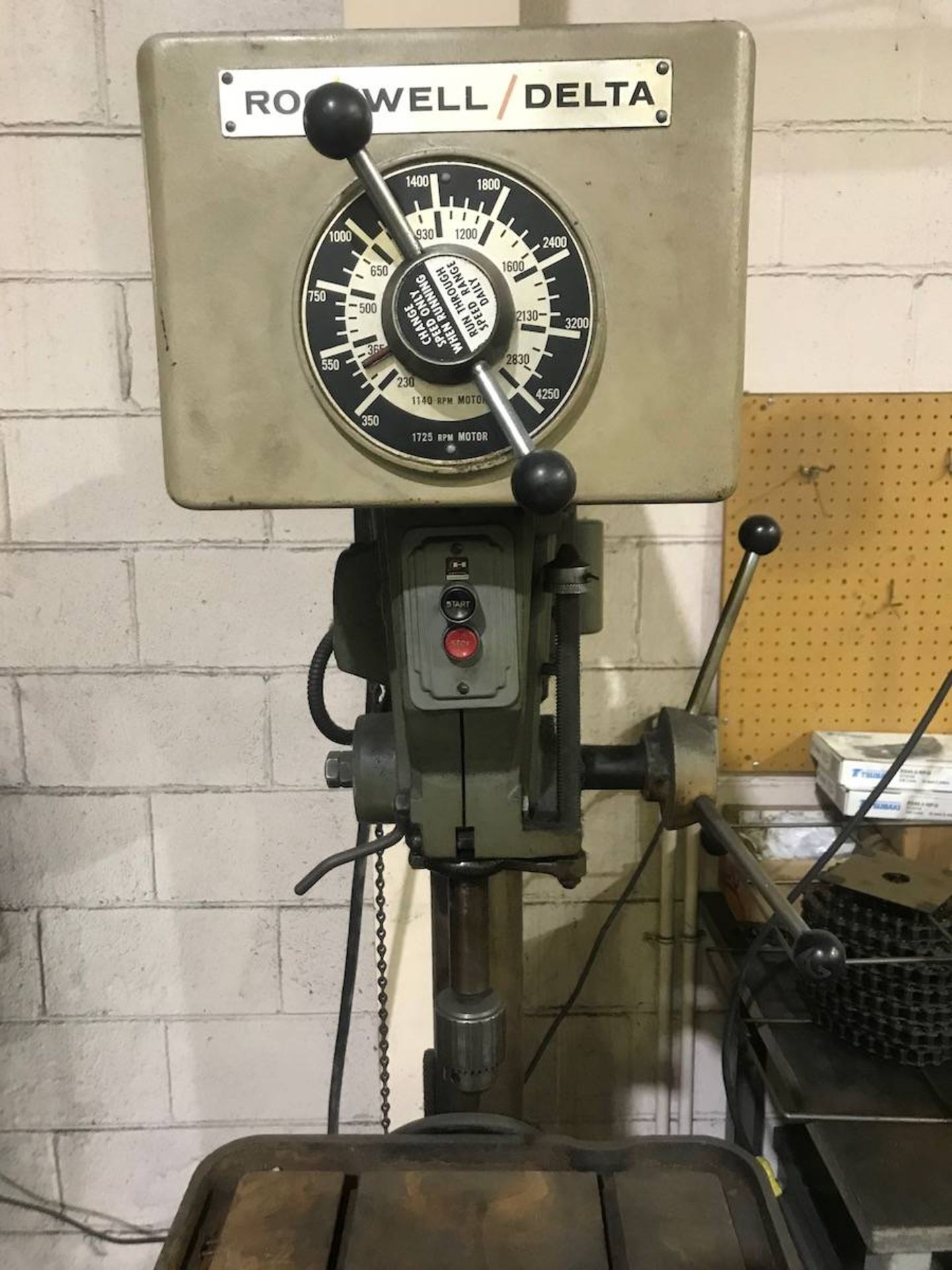 ROCKWELL 83-510 1/2" Pedestal Drill Press - Image 2 of 4