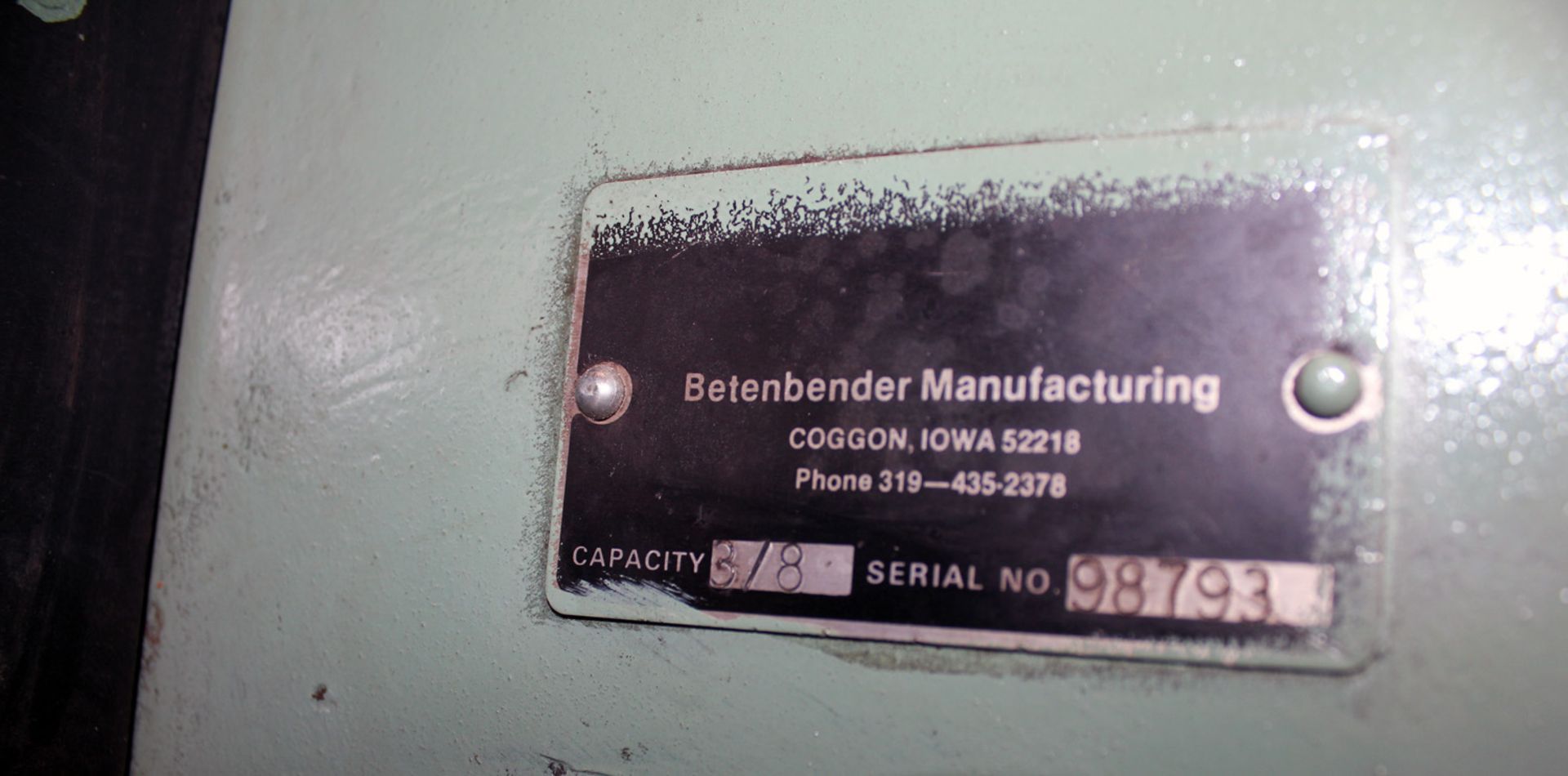 Betenbender Hydraulic Power Shear | 3/8" x 12, Located In Huntington Park, CA - #8240HP - Image 12 of 12