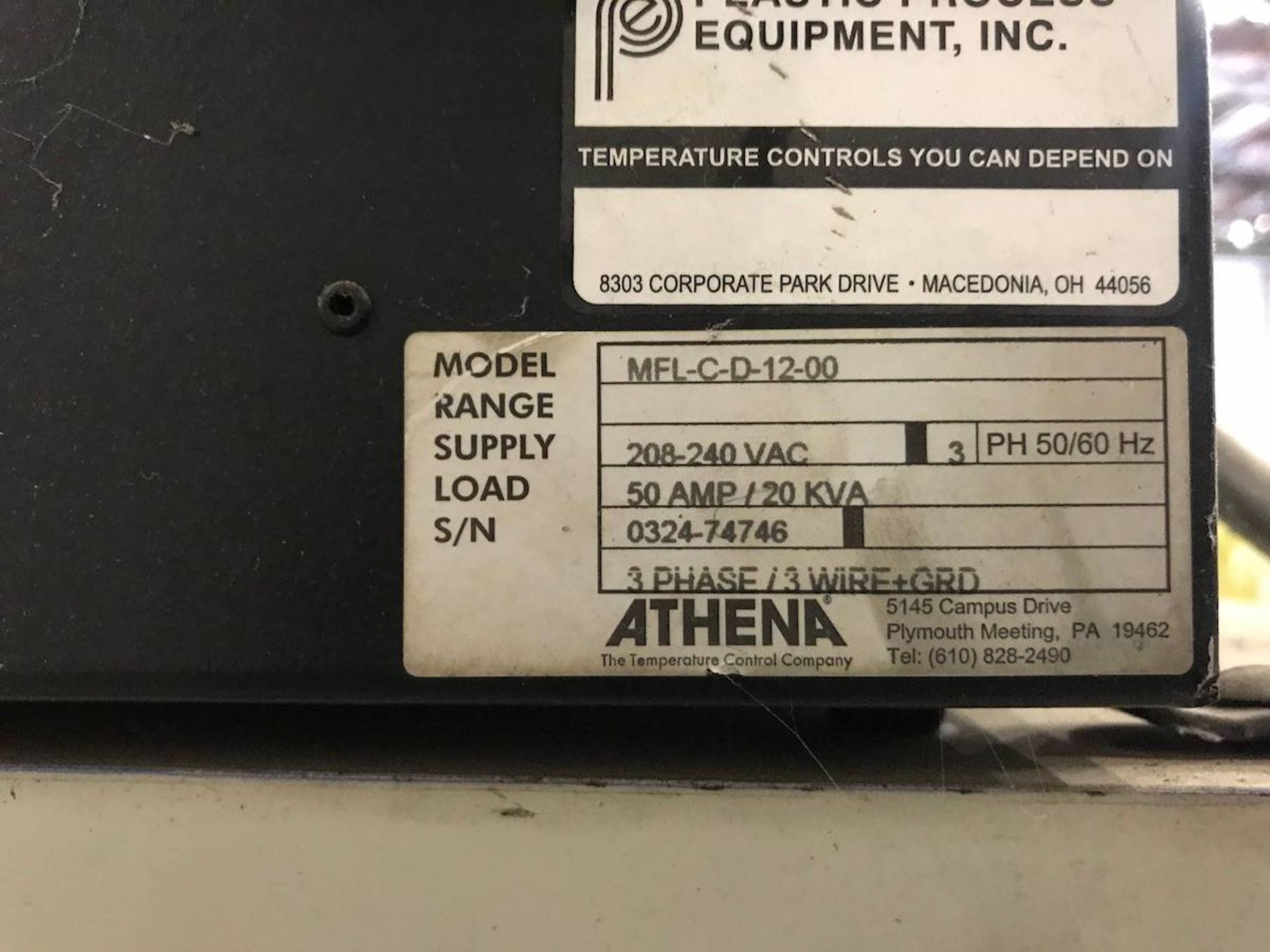 Plastic Process Equipmemt MFL-C-D-12-00 12-Zone Temperature Controller - Image 2 of 2