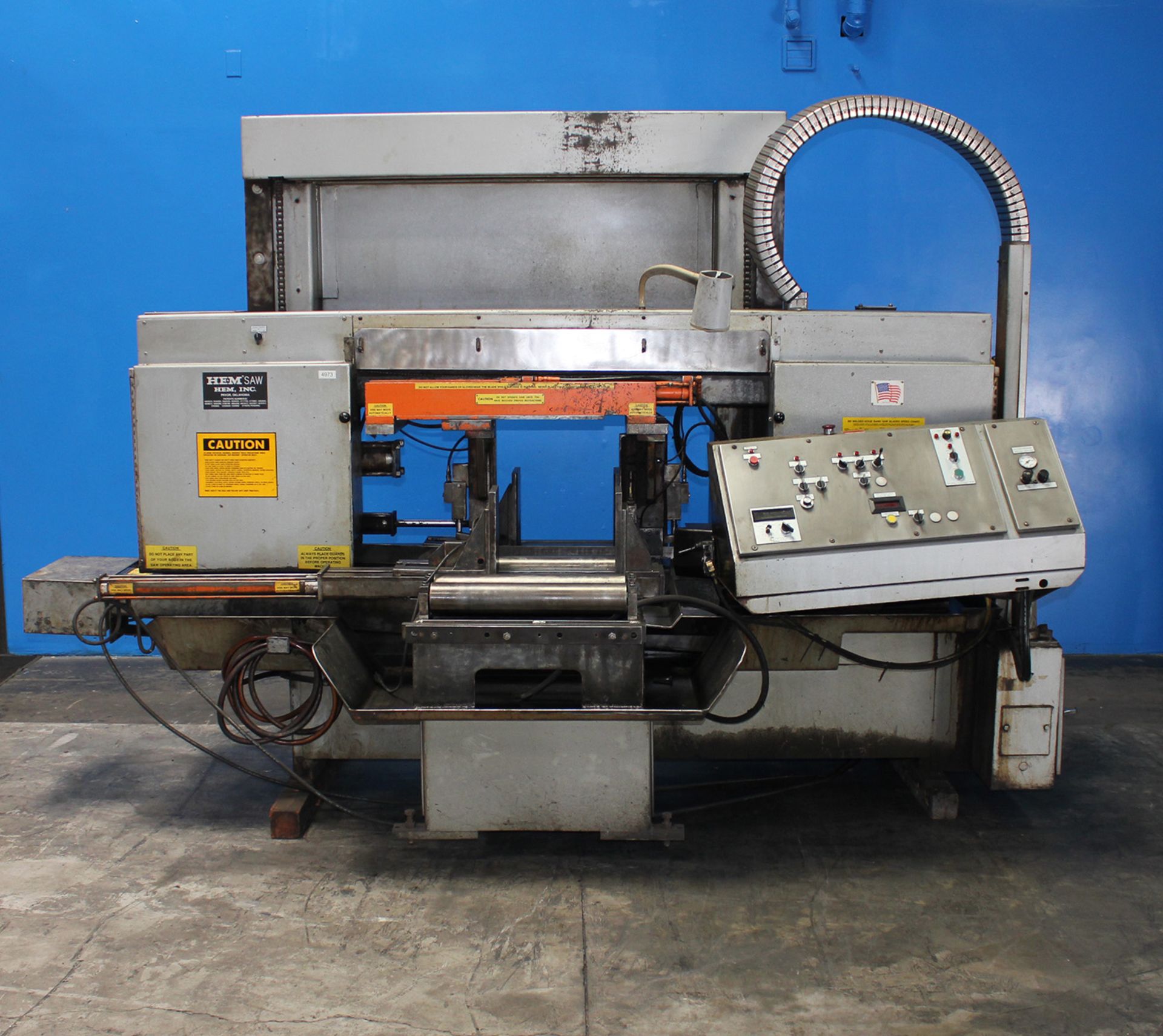 HEM - Semi-Automatic Horizontal Bandsaw | 18" x 20", Located In Huntington Park, CA - #4973JVHP